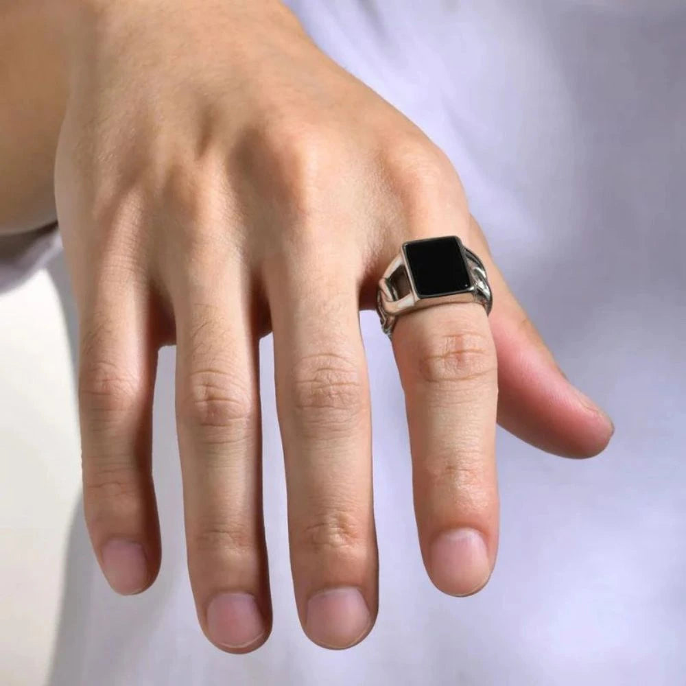 Men's Italian-Style Chain Ring