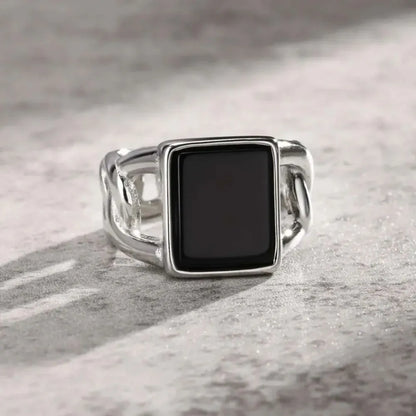 Men's Italian-Style Chain Ring