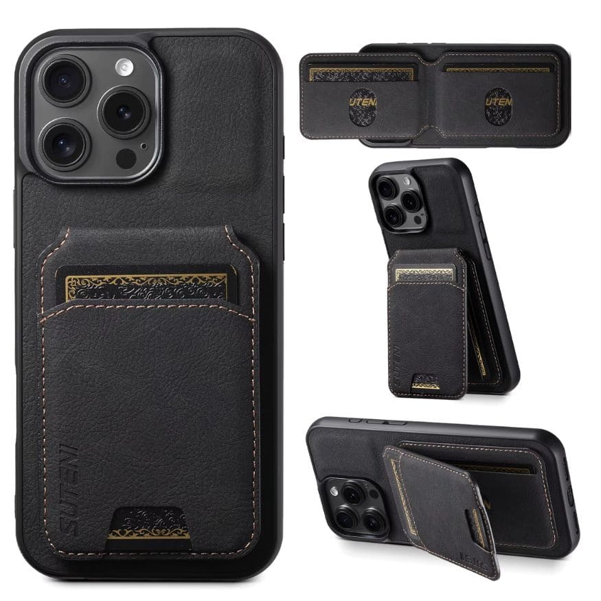 Premium Wallet Case · MagSafe-Compatible (iPhone 12–17)