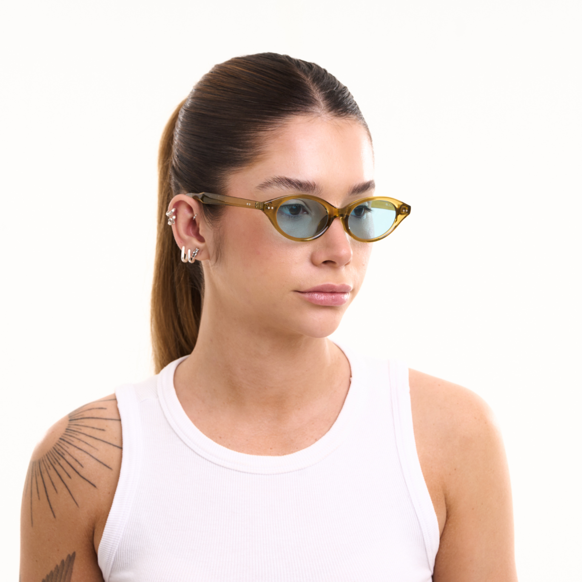 Olinda Cat Eye Sunglasses · Signed by Ambreux