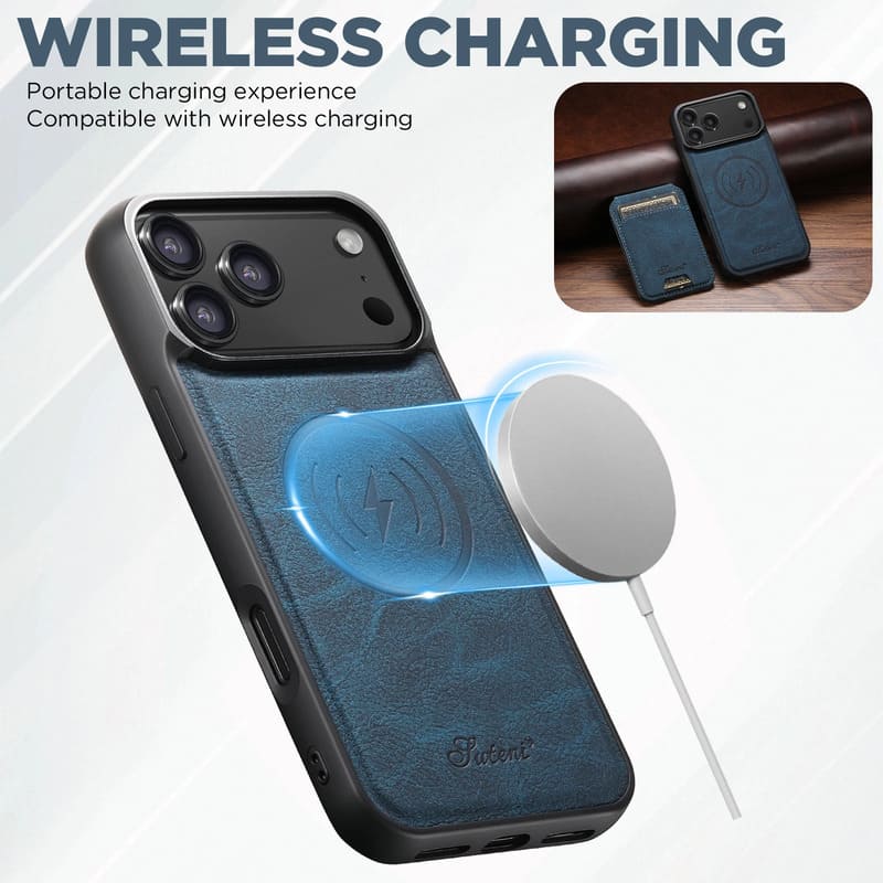 Premium Wallet Case · MagSafe-Compatible (iPhone 12–17)